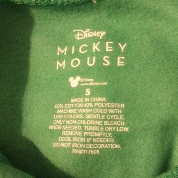 New Holiday Disney Minnie & Mickey Sweatshirt / Size Small - Picture 3 of 4